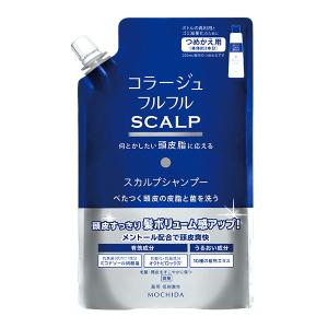 コラージュフルフル スカルプ シャンプー 頭皮 フケ かゆみ マリンシトラスの香り 詰替用 340ml 皮脂 頭皮脂｜otasuke