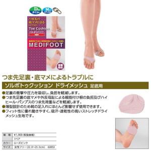 ソルボ トゥクッション ドライメッシュ つま先...の詳細画像1