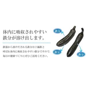 鉄なす 南部鉄玉 南部鉄器 鉄野菜 なす きゅ...の詳細画像2