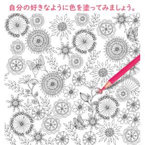大人の塗り絵セット 色鉛筆24色付き 新装版 ...の詳細画像3