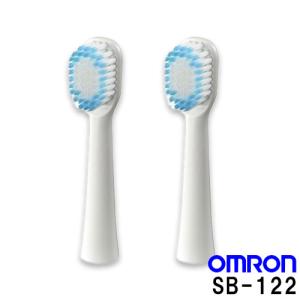 オムロン 電動歯ブラシ用替えブラシ 歯ブラシ 幅広プレミアムブラシ2本入 SB-122｜otasuke