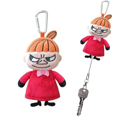 リトルミイ リール付きキーケース スマートキー キーケース キーホルダー フック付き かわいい カー...