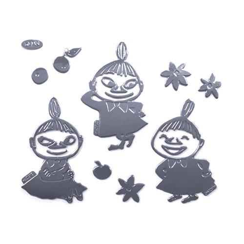 エンブレムステッカー 車 ステッカー リトルミイ ムーミン シール ヘルメット スーツケース カー用...