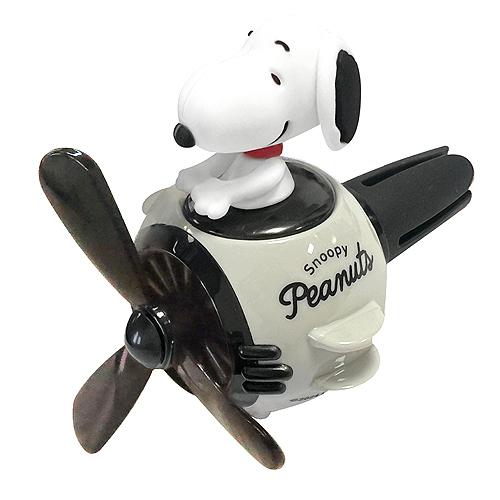 車 芳香剤 プロペラ エアコン吹き出し口 スヌーピー オーシャン 車用フレグランス エアフレッシュナ...