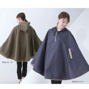 レインポンチョ レディース 撥水 雨 アウトド...の詳細画像1
