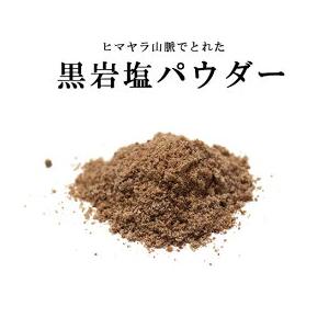 ヒマラヤ岩塩 黒岩塩パウダー 1kg ブラック岩塩 硫黄 バスソルト 食用 天然塩 ヒマラヤ塩 結晶