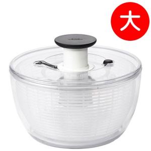 アウトドア調理器具 透明蓋付き OXO（オクソー） 特典付 クリアサラダスピナー（大） スピナー