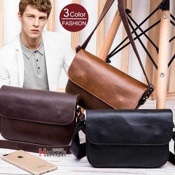 ショルダーバッグ メンズ ミニバック ビジネスバッグ 小さめ 斜めがけ ボディバッグ ウエストポーチ...