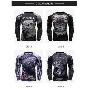 加圧インナー メンズ 長袖 コンプレッションシ...の詳細画像2