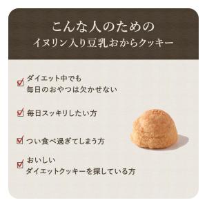 おからクッキー イヌリン入り ソフト豆乳おから...の詳細画像2
