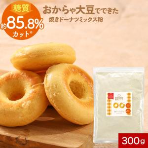 焼きドーナツ おから アルミ不使用 低糖質 糖質オフ 簡単 おやつ 300g ドーナツ ミックス粉