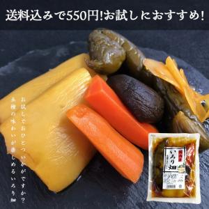 漬物 いろり畑 しょうゆ漬　国内産五種類の食材を使用した美味しい 醤油漬け お一人様1袋限定 代引き不可 送料無料 お試し きゅうり おつまみ