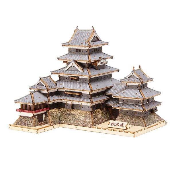 ki-gu-mi 松本城 カラーバージョン - 小学生 から 大人 まで 楽しめる 木製 3D 立体...