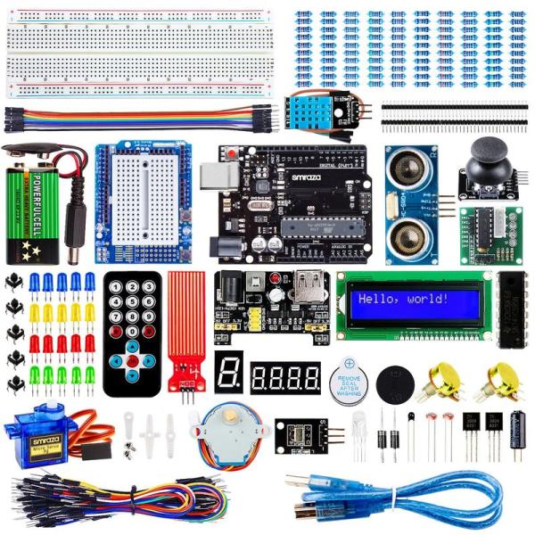 Smraza Arduino用のUNO R3 スターターキット Arduinoとの互換性あり 電子工...
