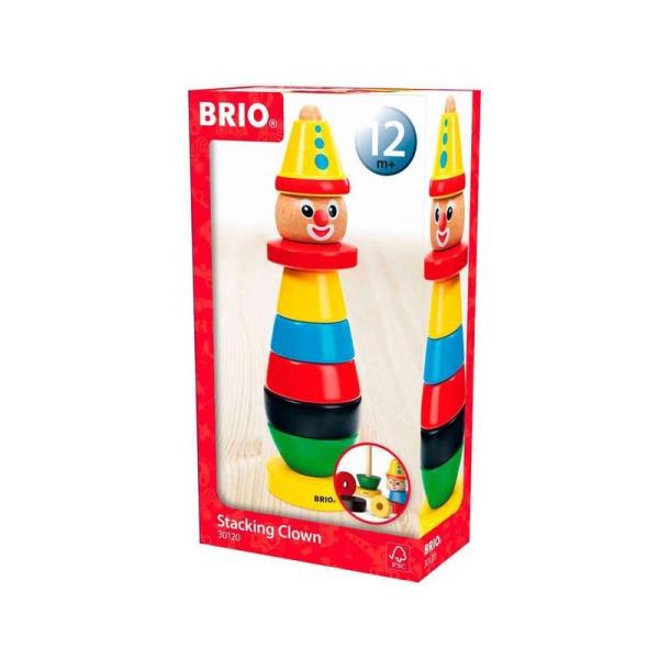 BRIO (ブリオ) クラウン 木製 積み木 おもちゃ 30120