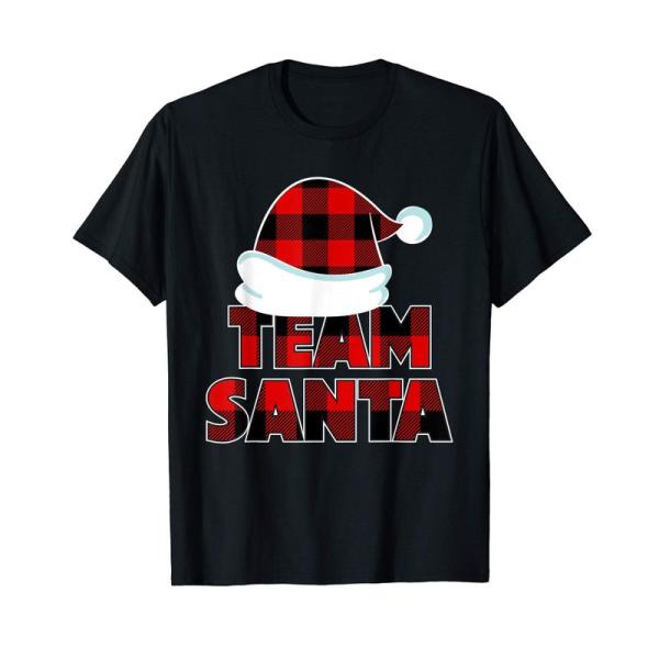 おかしいクリスマスのサンタクロース Team Santa Tシャツ