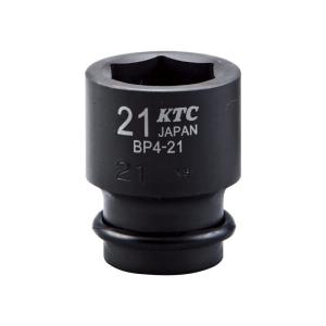京都機械工具(KTC) インパクトレンチ ソケット BP417P 対辺寸法:17×差込角:12.7×全長:39.0mm 標準 ピン・リング付