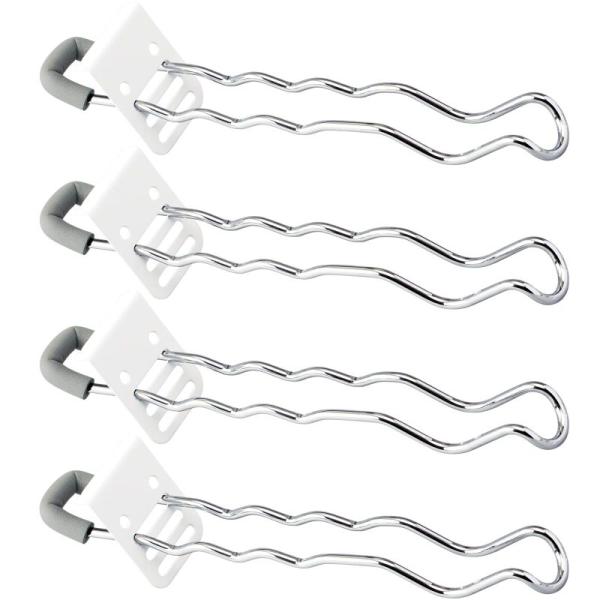 コモライフ 付け外し簡単室内物干し掛け（ロング) 2個セット×2 部屋干し 鴨居フック かもいフック...