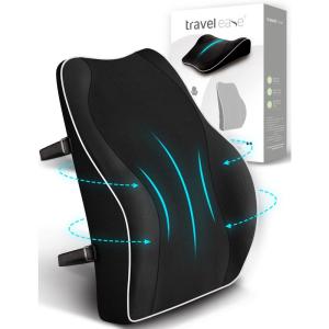 ランバーサポートクッション 人間工学 TRAVEL EASE 低反発 コンフォート バックサポートクッション オフィスチェア用 肌に優しいカ｜otc-store