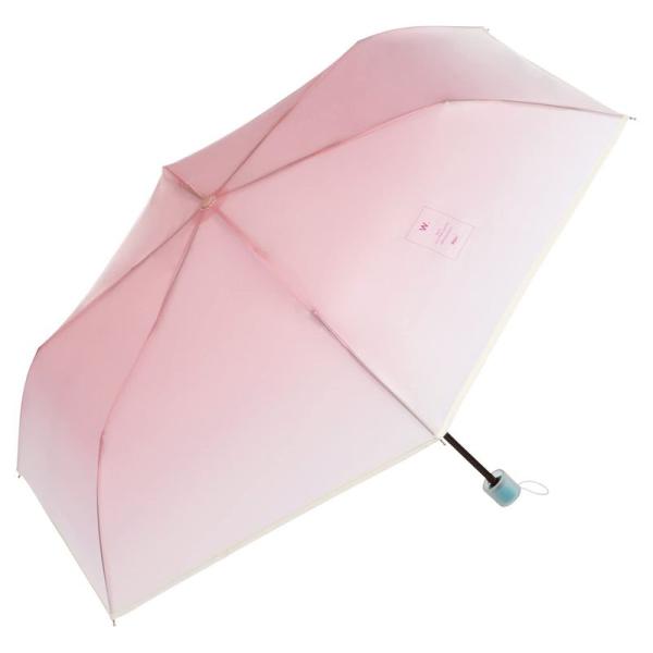 Wpc. 雨傘 ［ビニール傘］コスメティックアンブレラ ミニ ピンク 折りたたみ傘 50cm レディ...