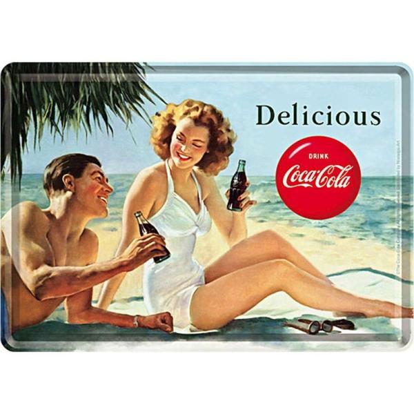 NOSTALGIC ART コカ・コーラ Coca-Cola - Beach Couple/ポストカ...