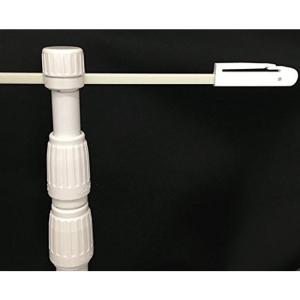 のぼりポール「3m3段伸縮のぼり竿 ホワイト」（日本ブイシーエス）｜otc-store