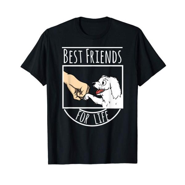 親友マルチーズ犬 Tシャツ