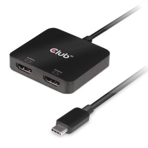 Club 3D MST Hub USB Type C to HDMI 4K 60Hz Dual Monitor デュアル ディスプレイ 分配｜otc-store