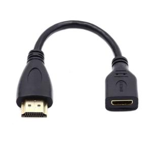 chenyang CY Mini HDMIケーブル、Mini HDMI Type CメスからHDMIタイプAオス 延長ケーブル カメラ HD｜otc-store