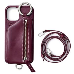 ajew(エジュー) スマホケース iPhone12 iPhone12Pro cadenas zipphone case shoulder