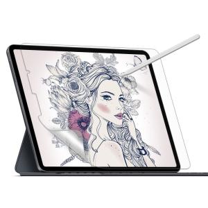 2枚 DIACUBE iPad Pro 第6/5/4/3世代 12.9インチ 共通 ペーパーフィール紙テクスチャフィルム, 紙の質感, アン