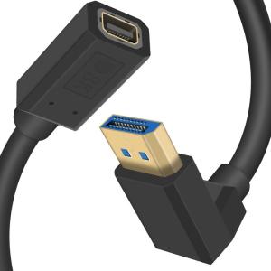 Duttek 8k DisplayPort to Mini Displayport 延長ケーブル, L字型DP1.4規格上向き to Min｜otc-store