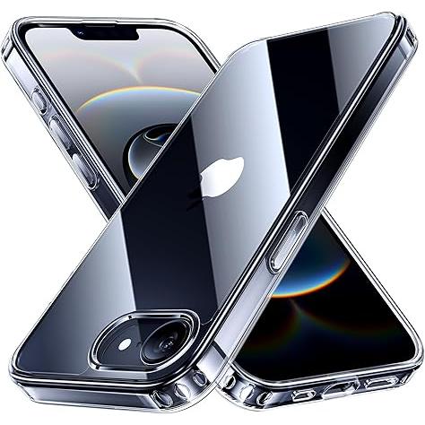 NIMASO iPhone 16e 用 ケース クリア 黄変防止 耐衝撃 米軍MIL規格 SGS認証...