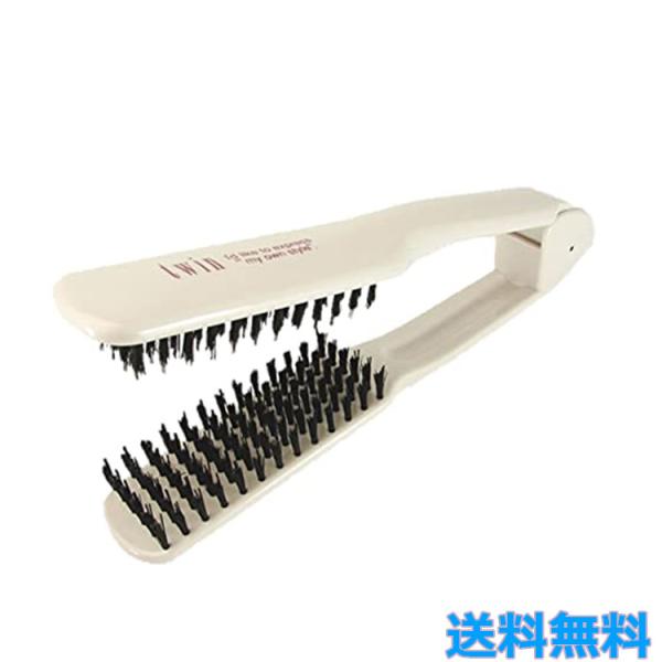 シャトリ ツインブラシ 混毛 ヘアケア ストレート クシ