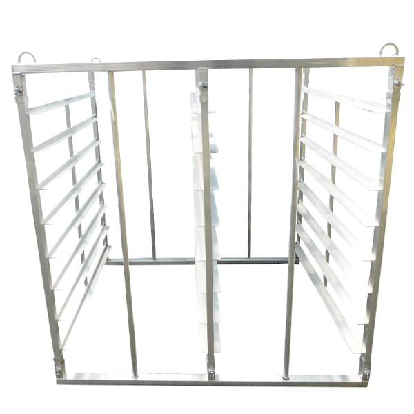 アルミ苗コンテナ　水平タイプ　64枚用　SP64N　苗コン