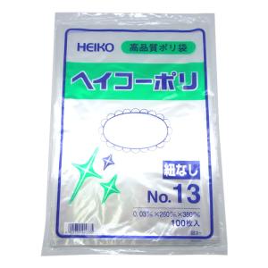 ヘイコーポリ袋 No.13 0.03mm×260...の商品画像