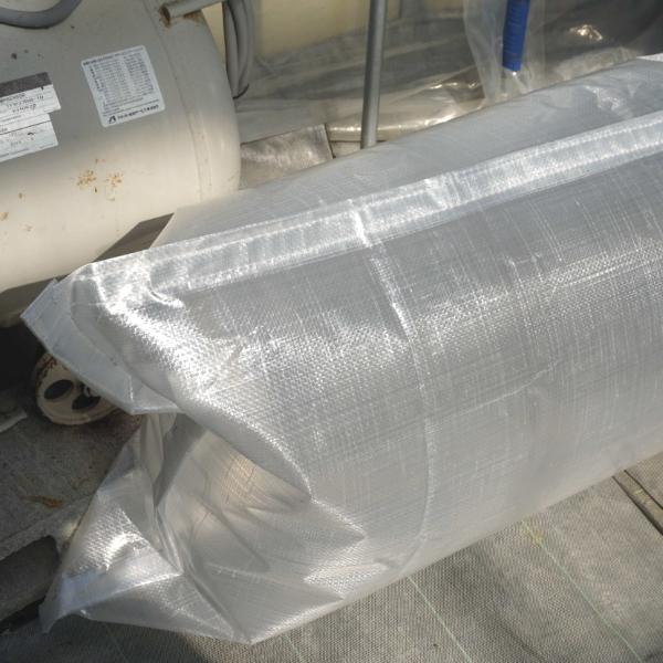 耐久　UV剤入り　クリアダクト　折径80cm×長さ20m　2本入り　(ビニールハウス用 温風ダクト・...