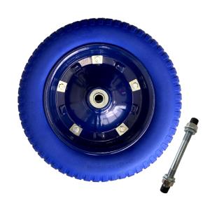 一輪車　ノーパンクタイヤ　PR1302PU　(予備、交換用にも最適)