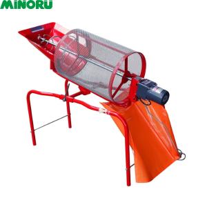 笹川農機 電動 土ふるい機 (篩い網4mm/7mm 2種付) [砂フルイ機 砂