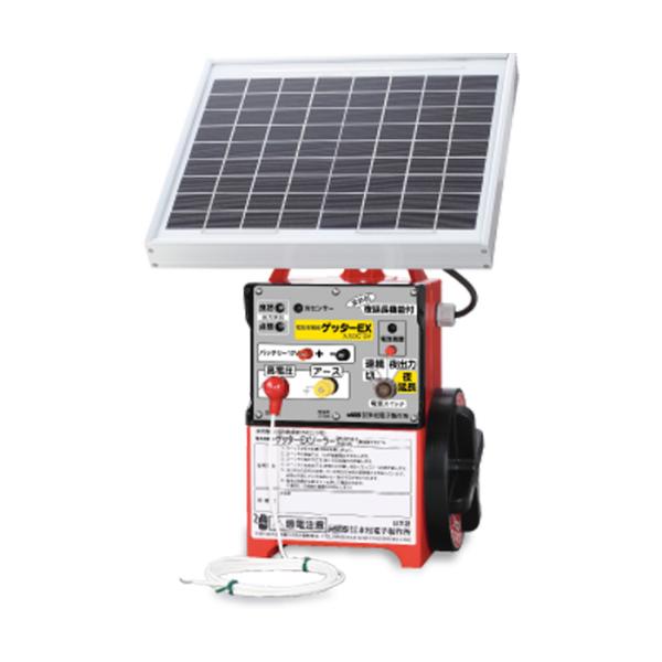 末松電子製作所　ゲッターEXソーラー　EXT12-3S　太陽電池式　電気柵本器のみ