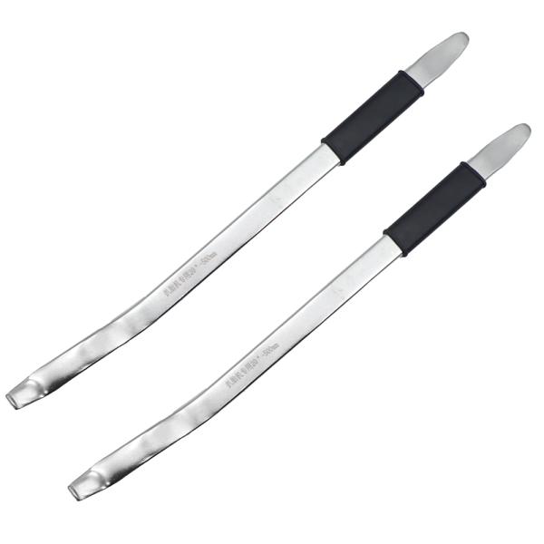 タイヤレバー タイヤチェンジャー 扁平用 ロング グリップ付き 自動車 トラック 50cm 2本セッ...