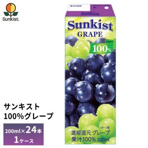 サンキスト 森永乳業 100%アップル 200ml×24個 常温保存 りんご リンゴ