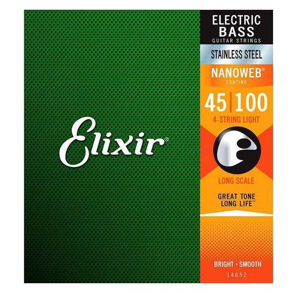 Elixir ベース弦 14652 NANOWEB LONG SCALE LIGHT 45-100 ...