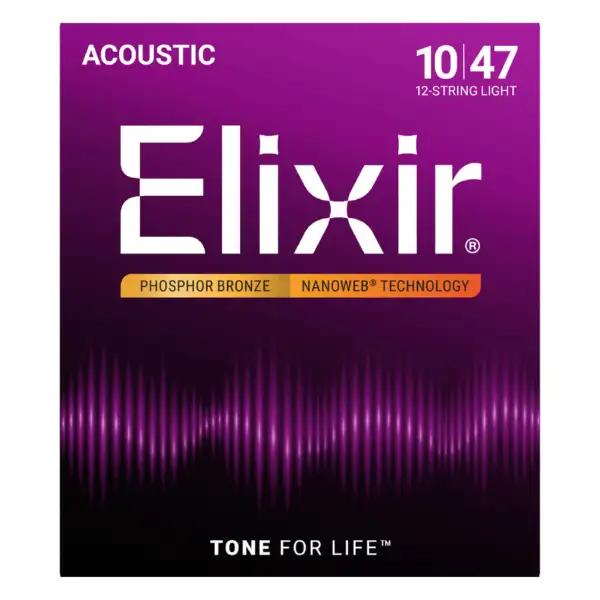 アコースティックギター弦 Elixir 12-STRINGS アコースティック ギター弦 16152...