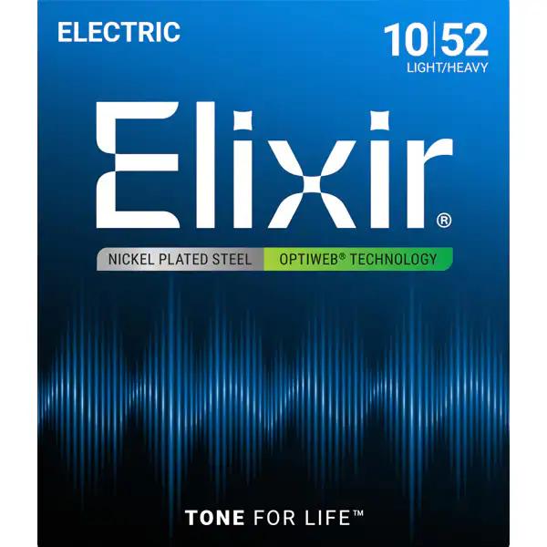 エレキギター弦Elixir エレキ ギター弦 19077 OPTIWEB LIGHT/HEAVY 1...