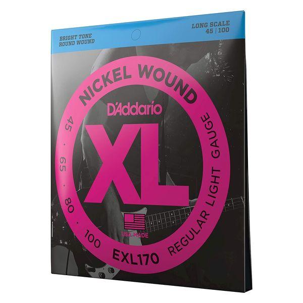 【エレキベース弦】 ダダリオ D&apos;Addario EXL170 Long 45-100 XL NIC...