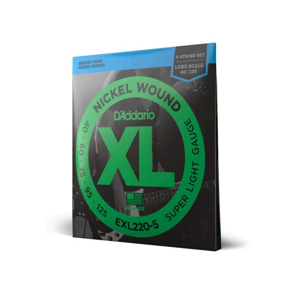 【エレキベース弦】 ダダリオ D&apos;Addario EXL220-5 5-String Super L...