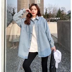 デニムブラウス デニムシャツ レディース春服 Gジャン薄手ロング丈カーディガン デニムジャケット長袖シャツ ストリート 女性トップス 通勤xs全店二点送料無料 妖精の尻尾 通販 Yahoo ショッピング