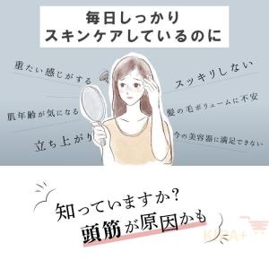 電動頭皮ブラシ コードレス 美顔器 EMS R...の詳細画像3