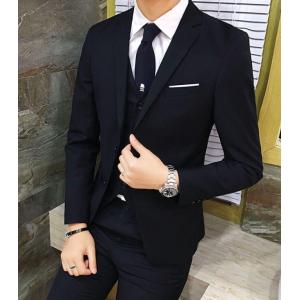 フォーマルスーツ上下セットアップ紳士3点セット